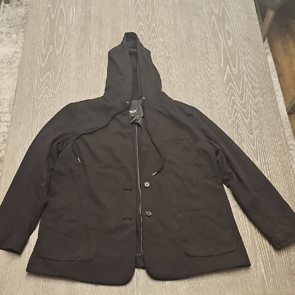 Simply Vera Vera Wang Dark Gray Hoodie
